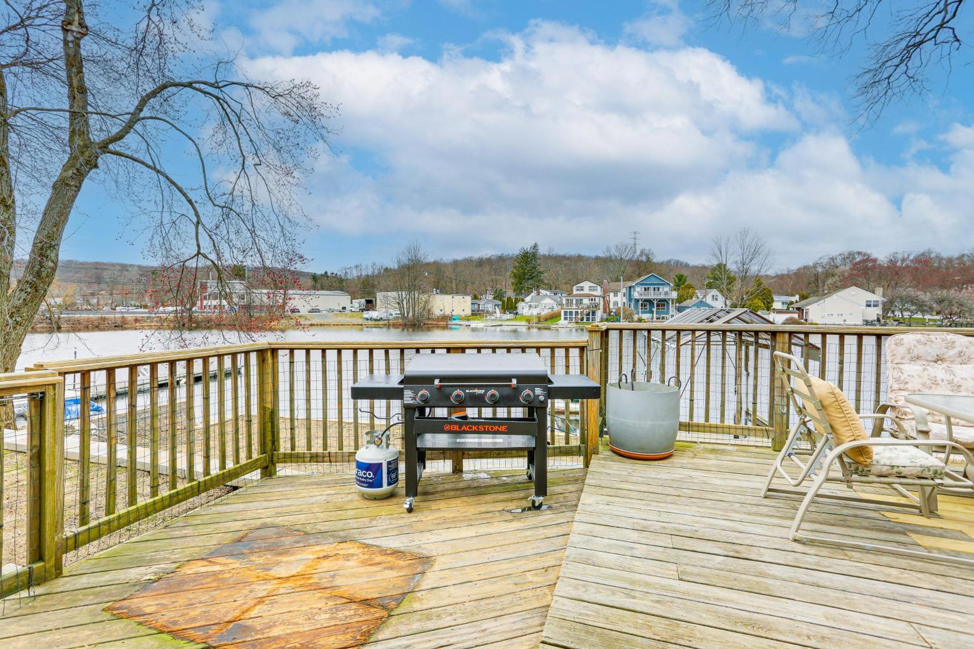 Waterfront Lake Hopatcong Home With Boat Dock! Mount Arlington Exterior foto